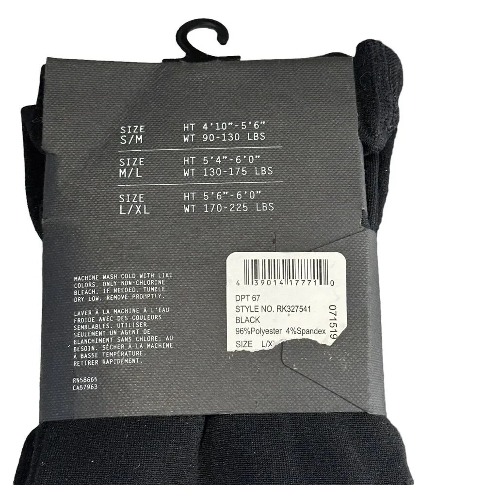 free press black footed fleece tights Size L/XL